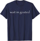 Wait I'm Goated Meme Funny Women T-Shirt - T-Shirt | Navy