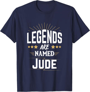 Legends Are Named Jude T-Shirt - T-Shirt | Navy