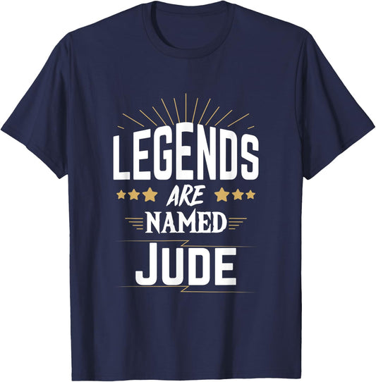 Legends Are Named Jude T-Shirt - T-Shirt | Navy
