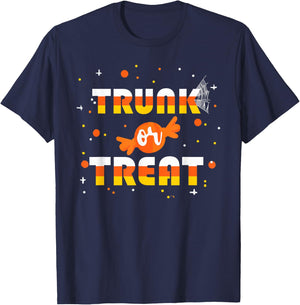 Trunk Or Treat Halloween Costume Christian Church Candy Corn T-Shirt - T-Shirt | Navy