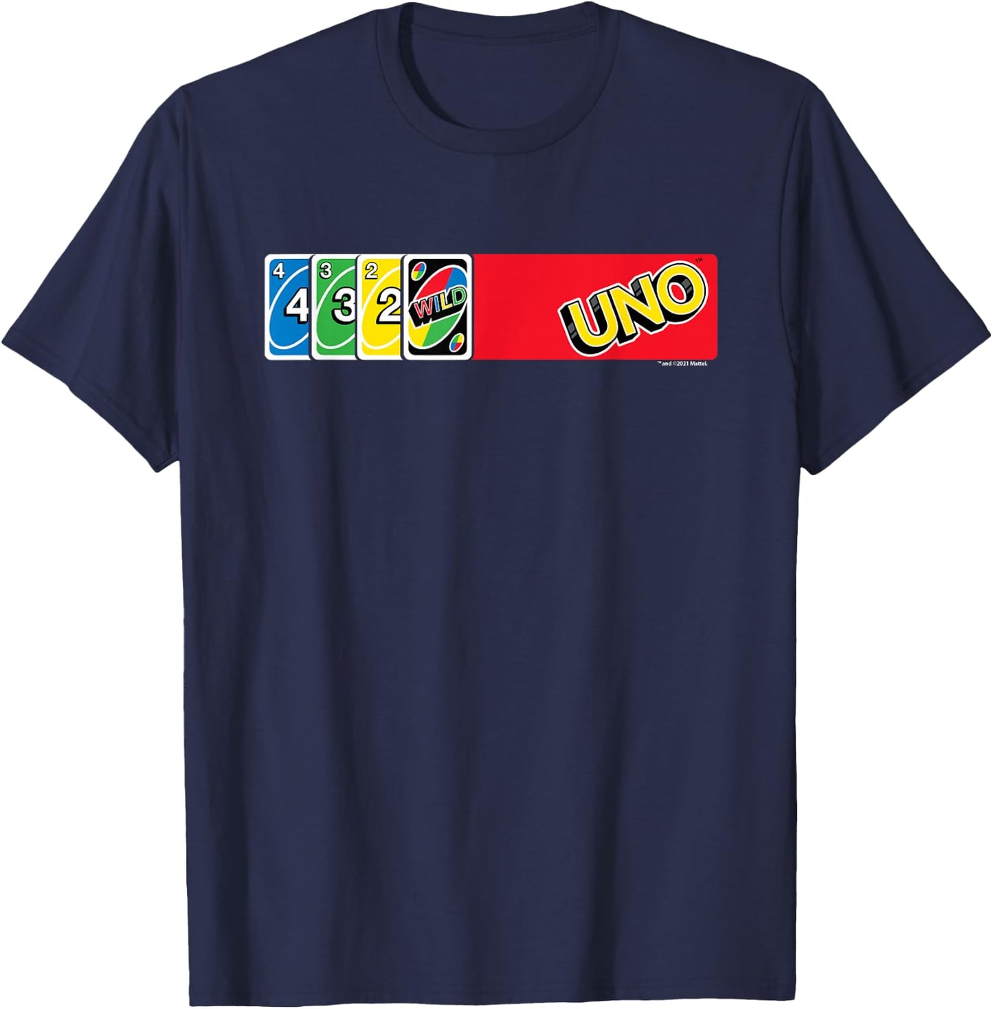 UNO - Card Spread T-Shirt - T-Shirt | Navy