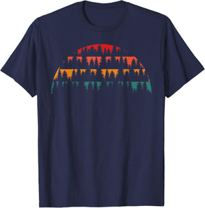 Trees Outdoors Nature T-Shirt - T-Shirt | Navy
