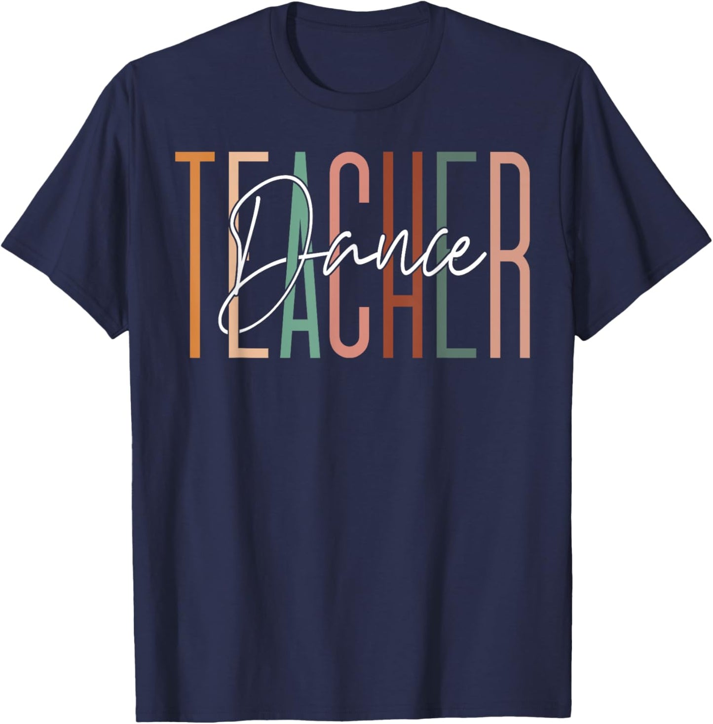 Back To School Vintage Retro Dance Cute Women Teachers & Kids - Black - Small T-Shirt - T-Shirt | Navy