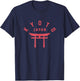 Vintage Kyoto Japan Traditional Japanese Torii Gate T-Shirt - T-Shirt | Navy