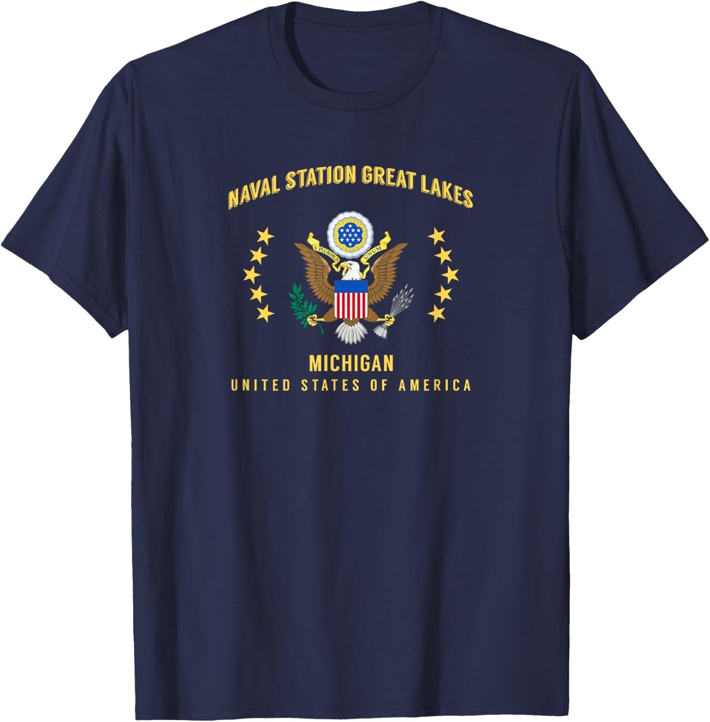 Naval Station Great Lakes T-Shirt - T-Shirt | Navy