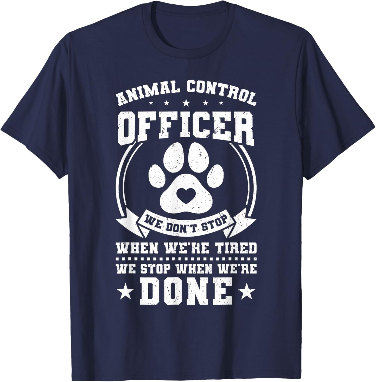 Animal Control Officer T-Shirt - T-Shirt | Navy