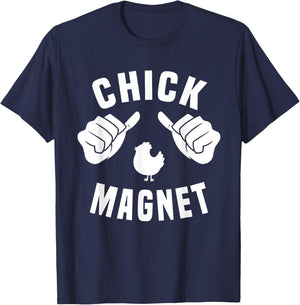 Funny Chick Magnet Costume Chick Lover T-Shirt - T-Shirt | Navy