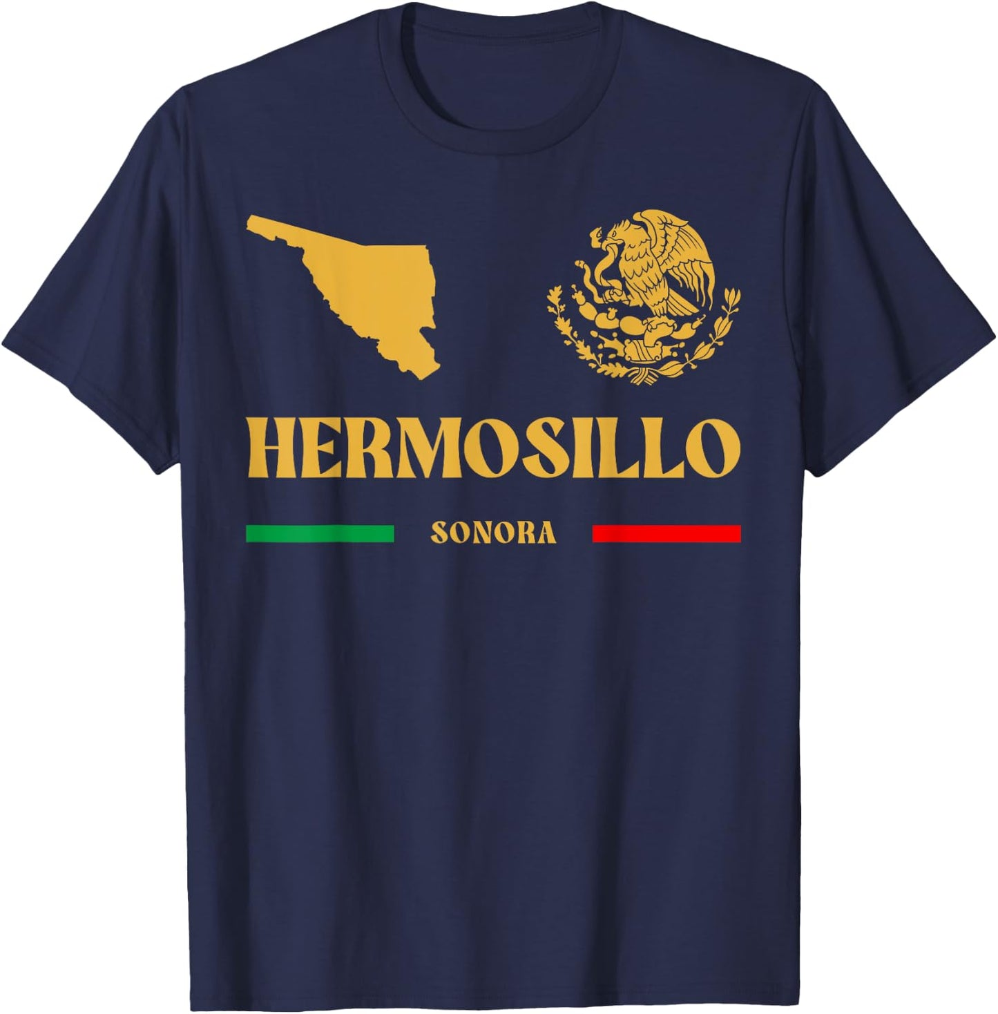 Hermosillo Emblem, Hermosillo Sonora, Hermosillo T-Shirt - T-Shirt | Navy