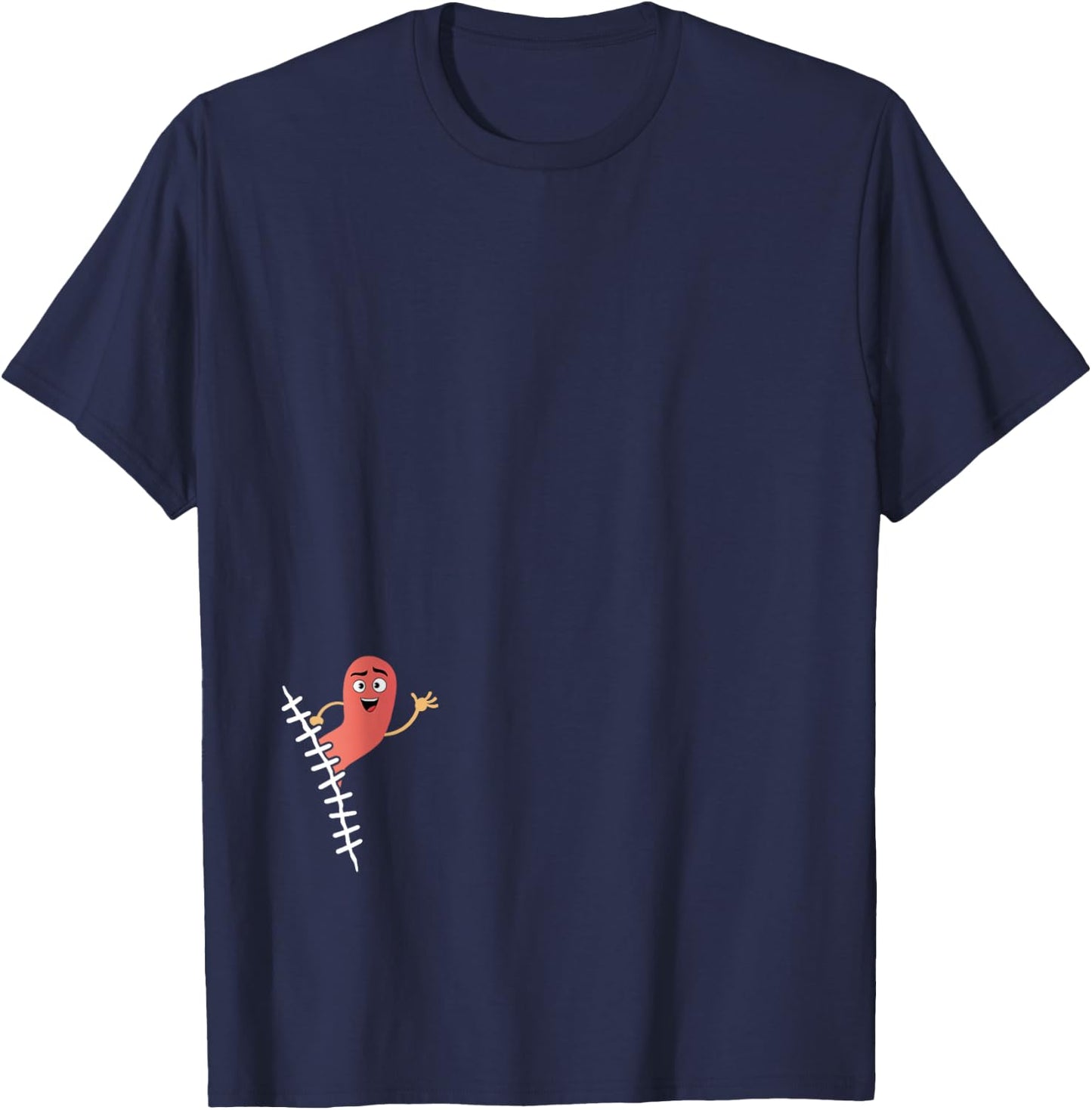 Appendix Removal - Appendicitis Appendectomy Post-Surgery T-Shirt - T-Shirt | Navy