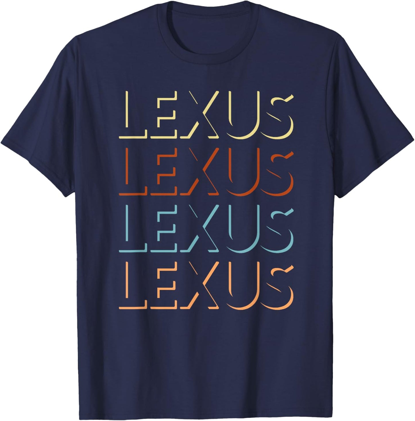 Lexus First Name My Personalized Named T-Shirt - T-Shirt | Navy