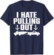 Funny Boat Design Women Boating Boat Trailer Captain T-Shirt - T-Shirt | Navy
