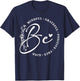 Be Mindful Grateful Positive True Kind Inspirational T-Shirt - T-Shirt | Navy
