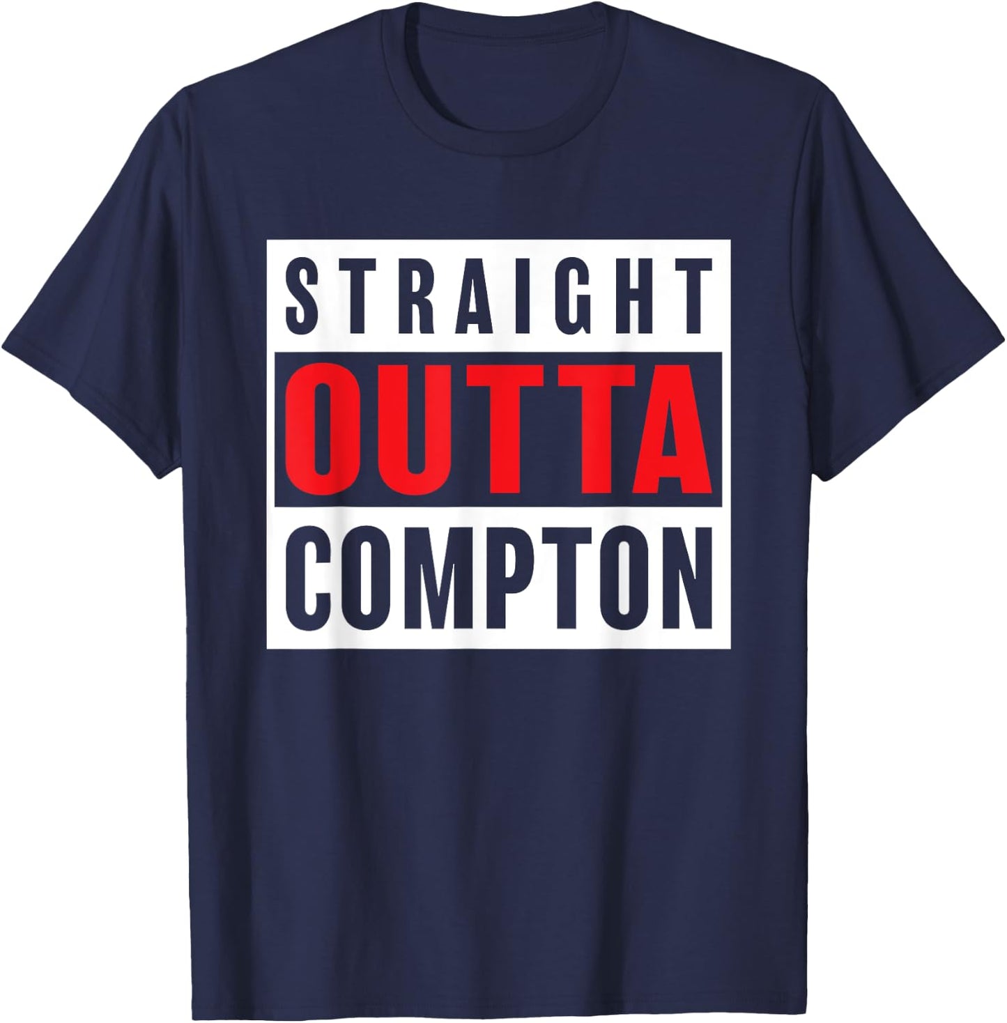 Straight Out Of Compton T-Shirt - T-Shirt | Navy
