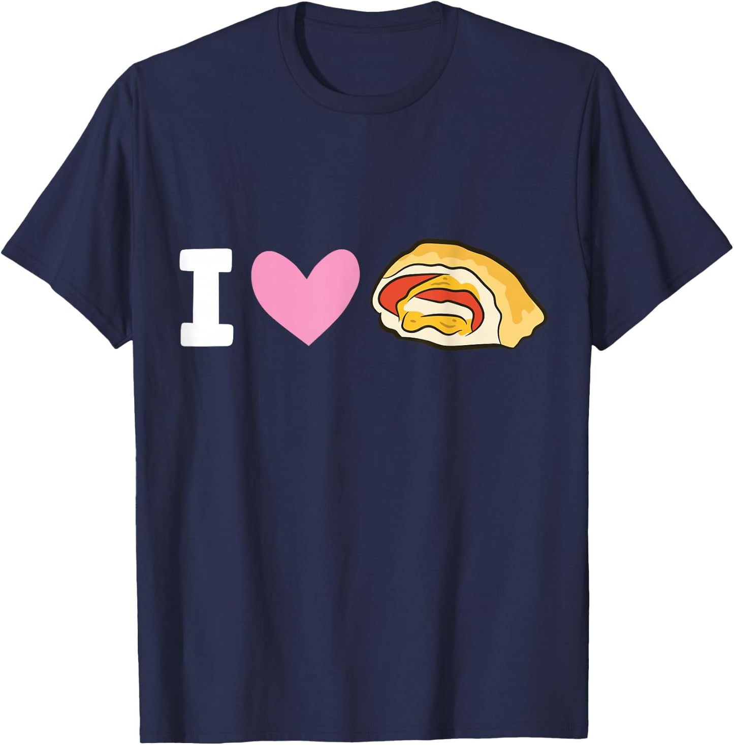 I Love Pizza Rolls T-Shirt - T-Shirt | Navy