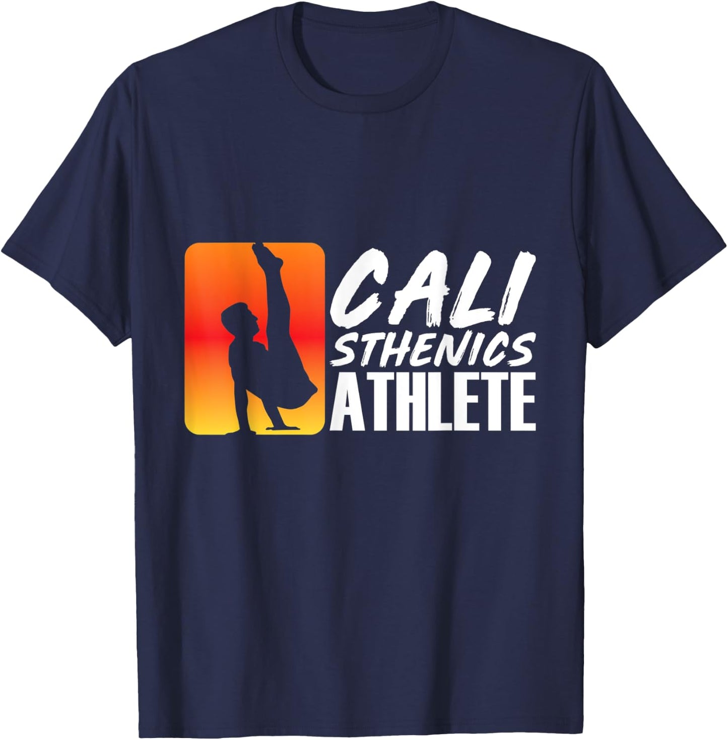 Calisthenics Athlete Fitness Workout Muscle Up T-Shirt - T-Shirt | Navy