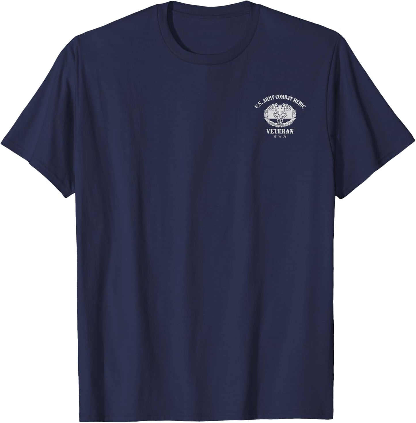 U.S Army Combat Medic Veteran Medical Military T-Shirt - T-Shirt | Navy