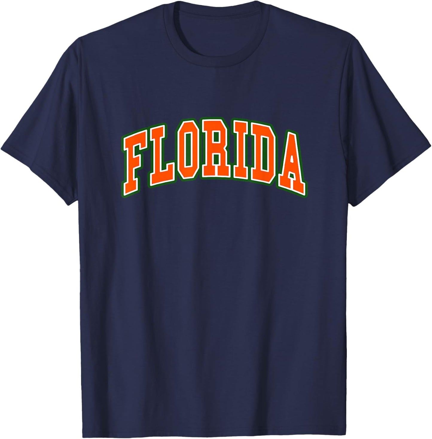 Florida - Throwback Design - Classic T-Shirt - T-Shirt | Navy