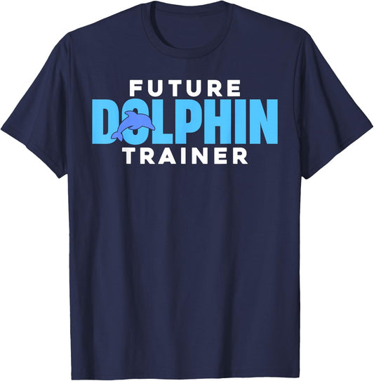 Future Dolphin Trainer - Sea Ocean Animal Trainer Kids T-Shirt - T-Shirt | Navy