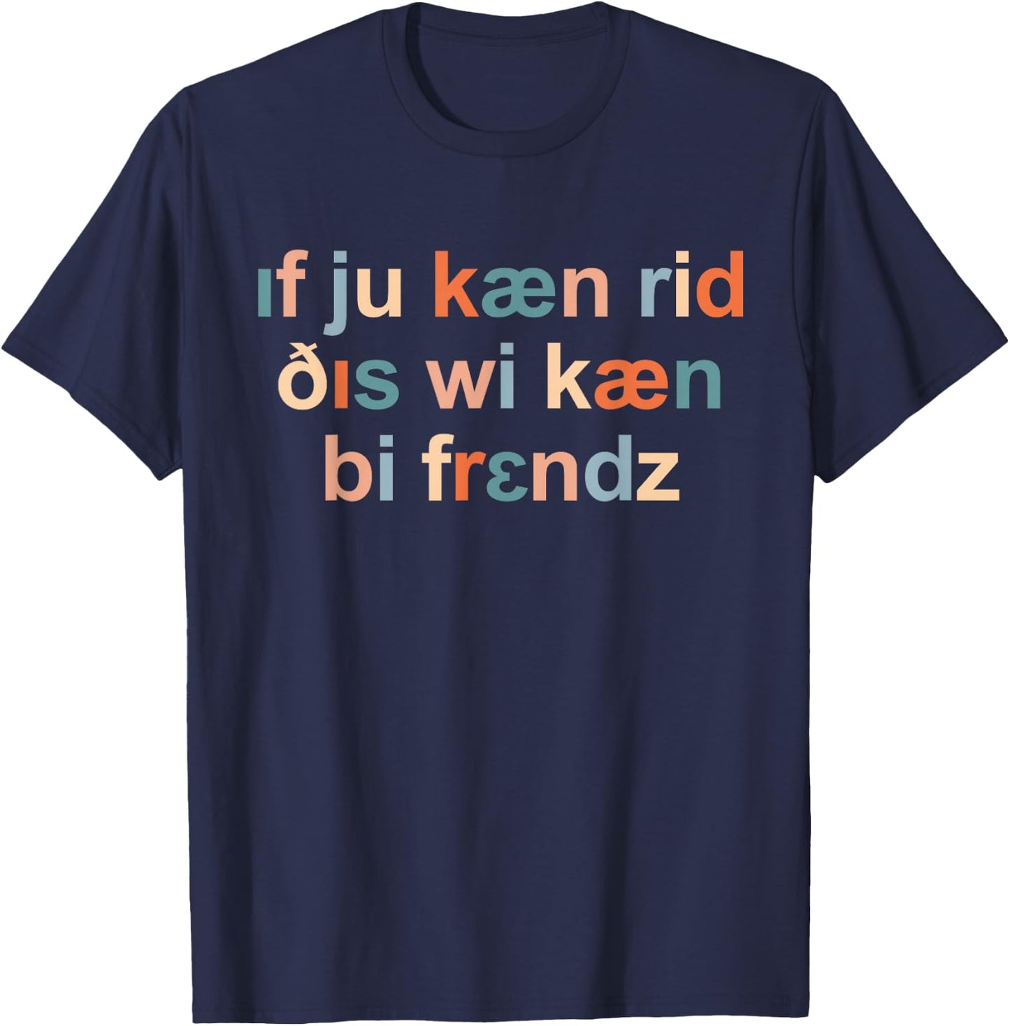 Speech Therapist IPA Phonetics Phoneme Funny SLP SLPA T-Shirt - T-Shirt | Navy