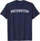 Northwestern- Throwback Design - Vintage Worn Classic T-Shirt - T-Shirt | Navy