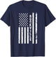 Rockville United States Patriotic American Flag Kids Men T-Shirt - T-Shirt | Navy