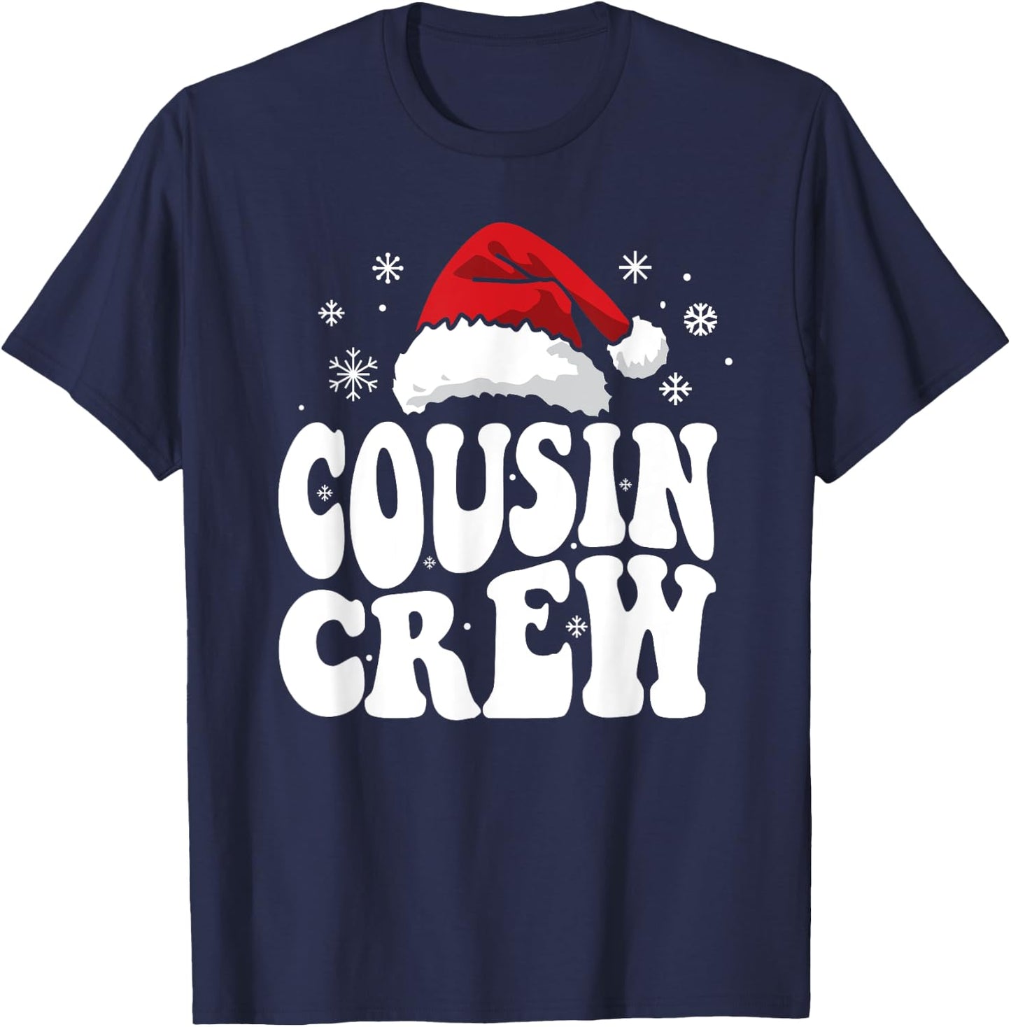 Christmas Squad Family Cousin Crew Pajamas For Kids T-Shirt - T-Shirt | Navy