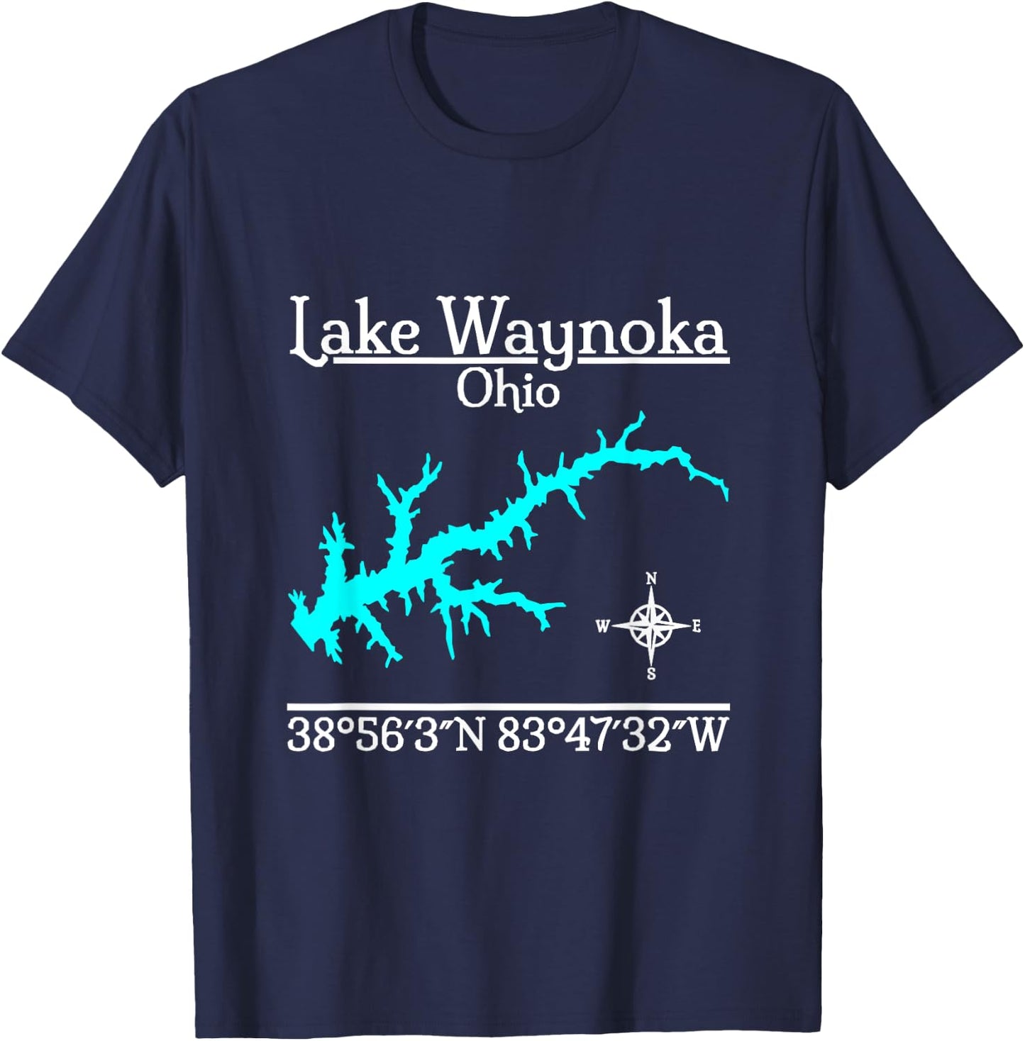 Lake Waynoka, Ohio T-Shirt - T-Shirt | Navy