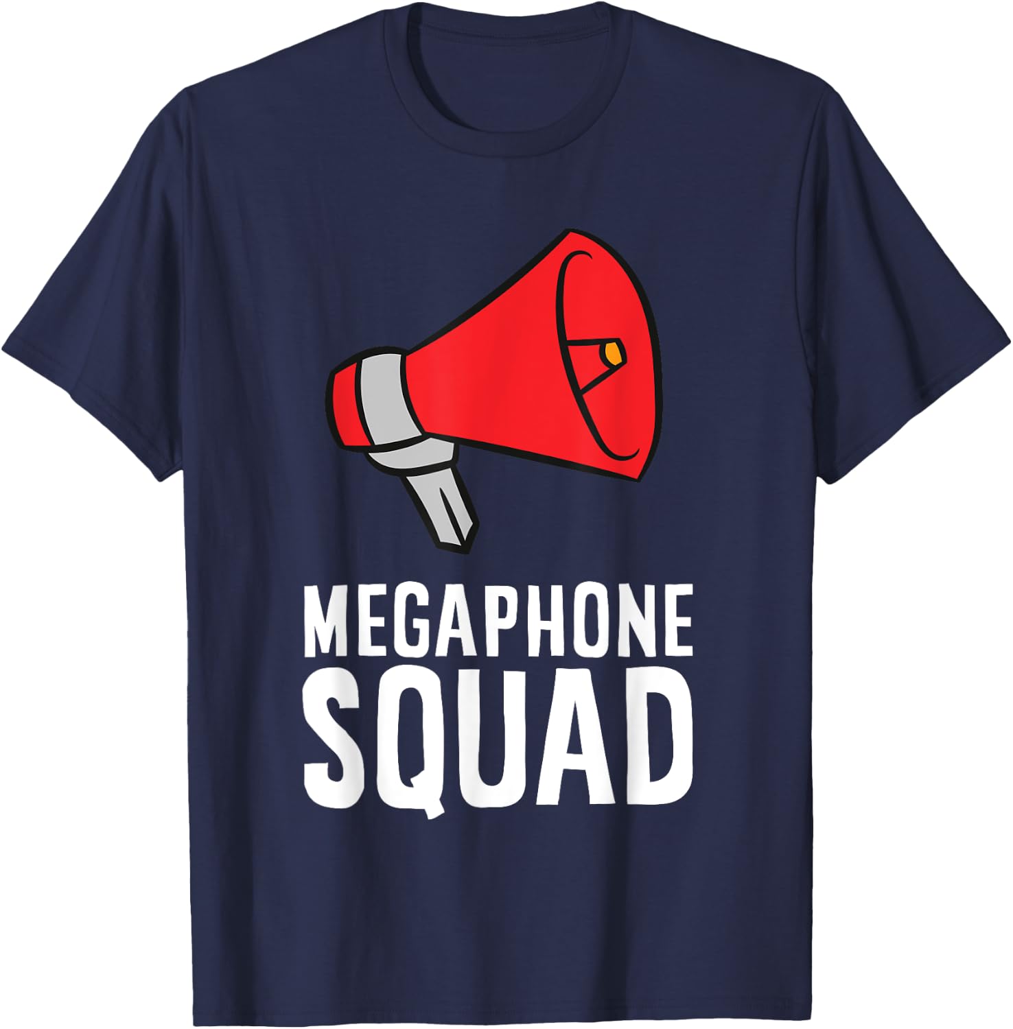 Megaphone Squad T-Shirt - T-Shirt | Navy