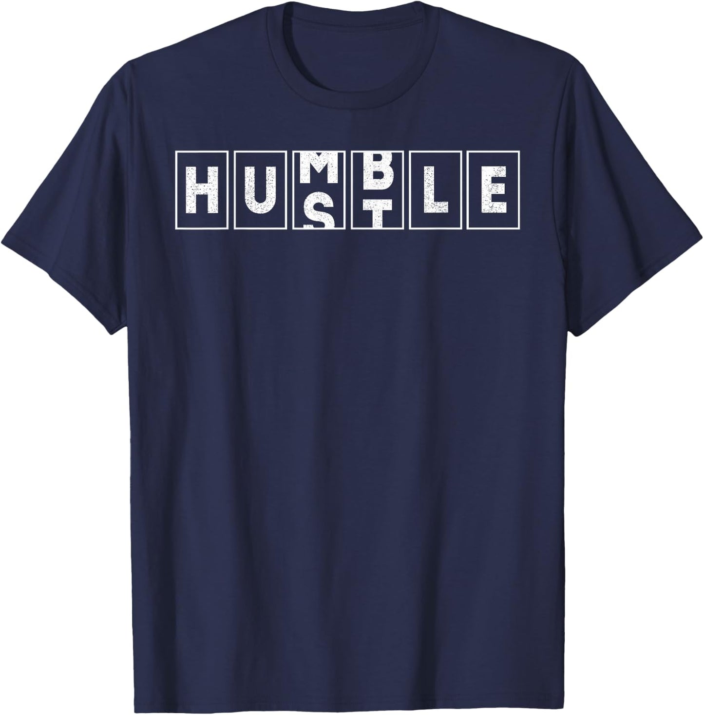 Funny Hustle Humble Odometer Men Women Cool Inspirational T-Shirt - T-Shirt | Navy