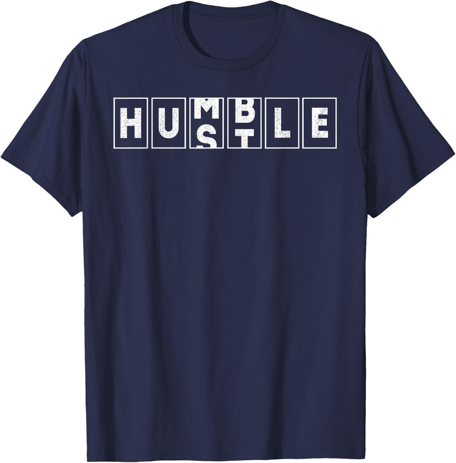 Funny Hustle Humble Odometer Men Women Cool Inspirational T-Shirt - T-Shirt | Navy
