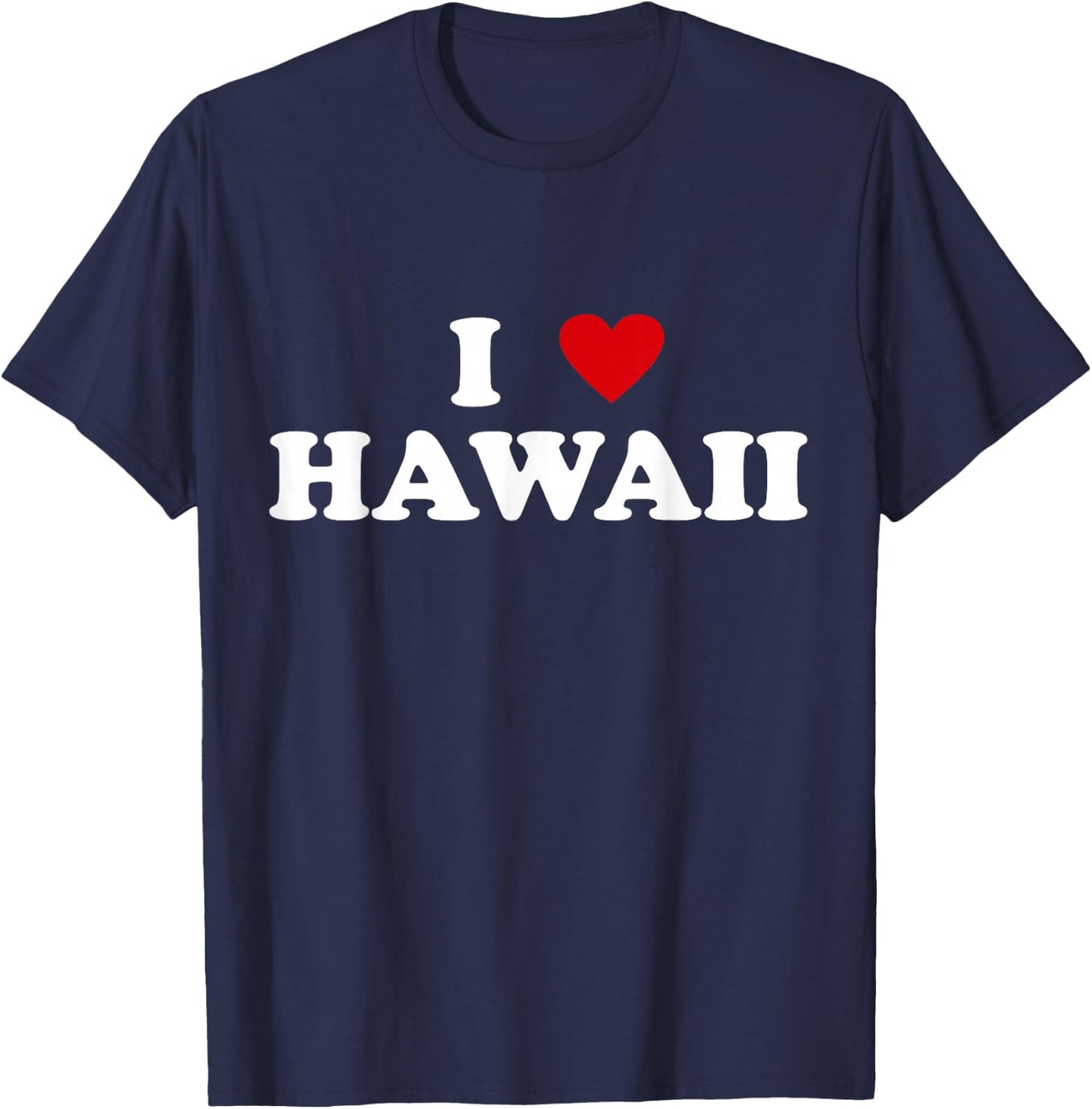 USA I Heart State - I Love Hawaii T-Shirt - T-Shirt | Navy