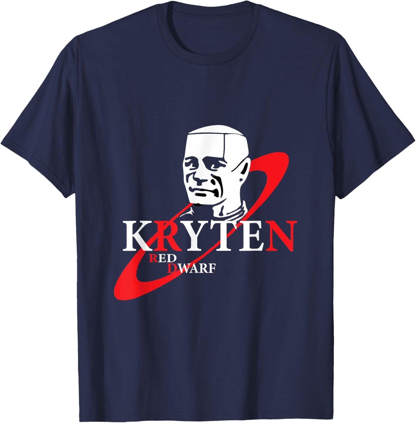 Kryten Red Dwarf T-Shirt - T-Shirt | Navy