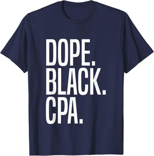 Dope Black CPA T-Shirt - T-Shirt | Navy