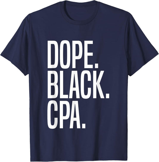 Dope Black CPA T-Shirt - T-Shirt | Navy