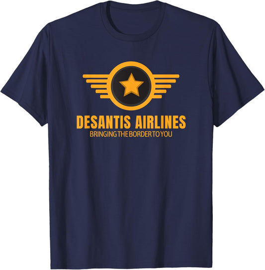 Desantis Airlines T-Shirt - T-Shirt | Navy