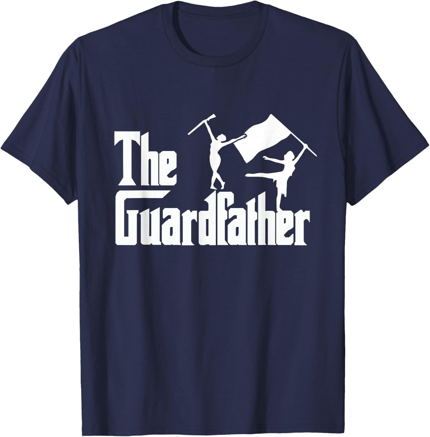 The Guardfather - Color Guard Dad T-Shirt - T-Shirt | Navy