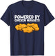 Powered By Chicken Nuggets T-Shirt - T-Shirt | Navy