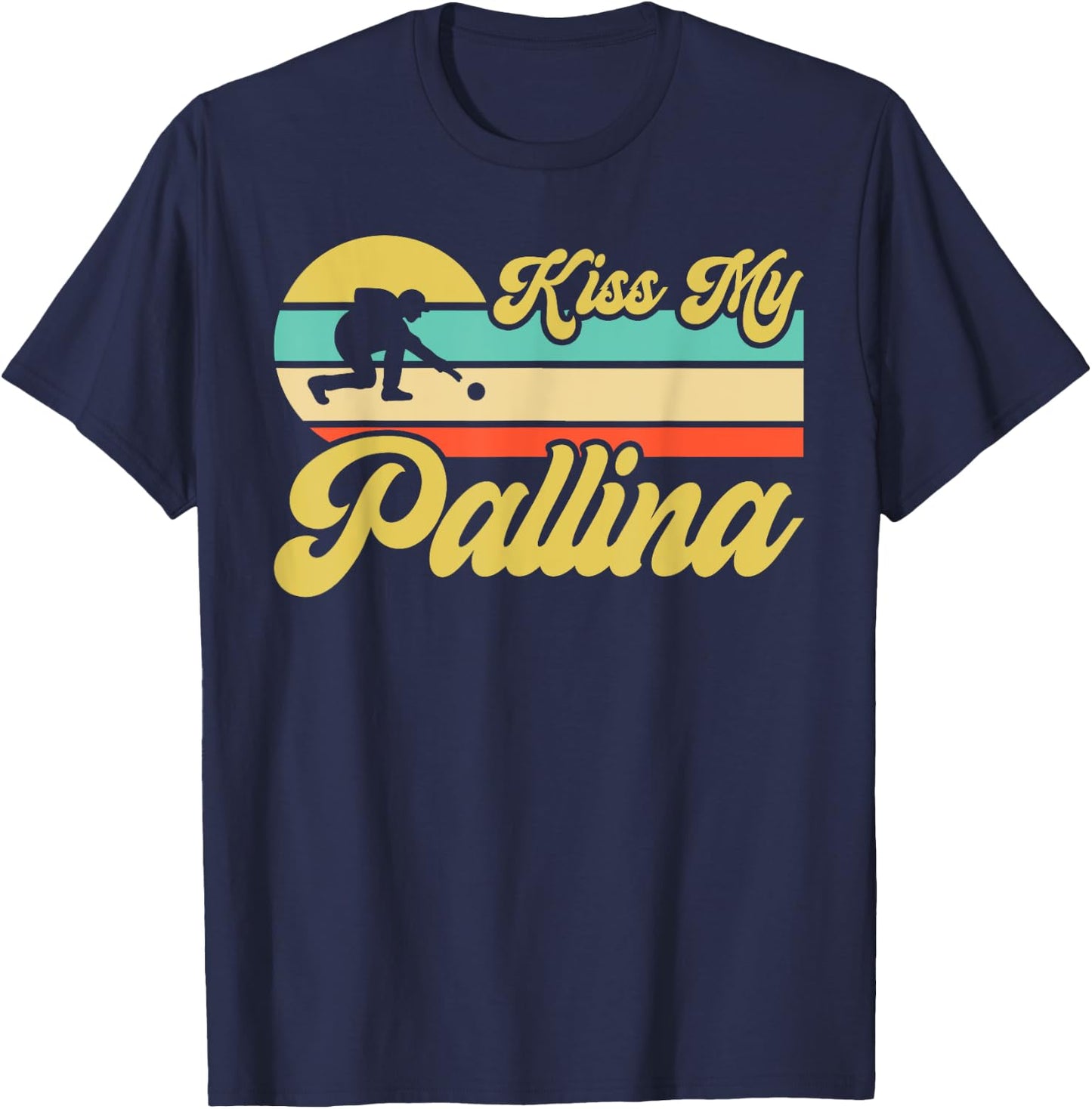 Boccia Kiss My Pallina Pallino T-Shirt - T-Shirt | Navy