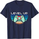 Level Up Video Game Controller T-Shirt - T-Shirt | Navy