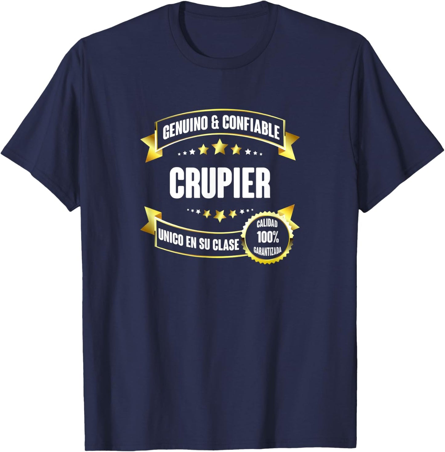Gifts for CRUPIERS - Crupier THE ONLY T-Shirt - T-Shirt | Navy