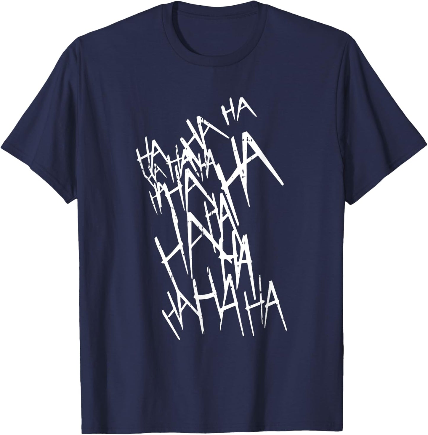 Hahaha Halloween Costume Funny Men Women Kids T-Shirt - T-Shirt | Navy