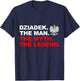 Dziadek Flag Of Poland Proud Polish Grandpa Father's Day T-Shirt - T-Shirt | Navy