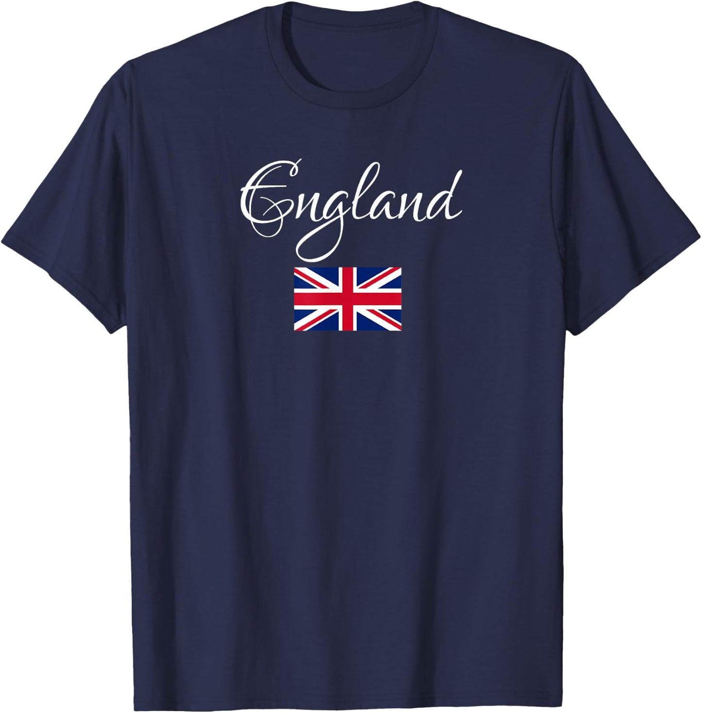England, United Kingdom Vintage Flag T-Shirt - T-Shirt | Navy