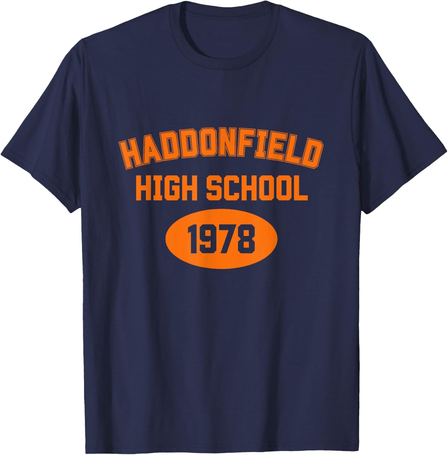Halloween Haddonfield High School 1978 Retro Novelty T-Shirt - T-Shirt | Navy