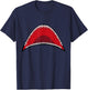 Shark Mouth Graphic T-Shirt - T-Shirt | Navy