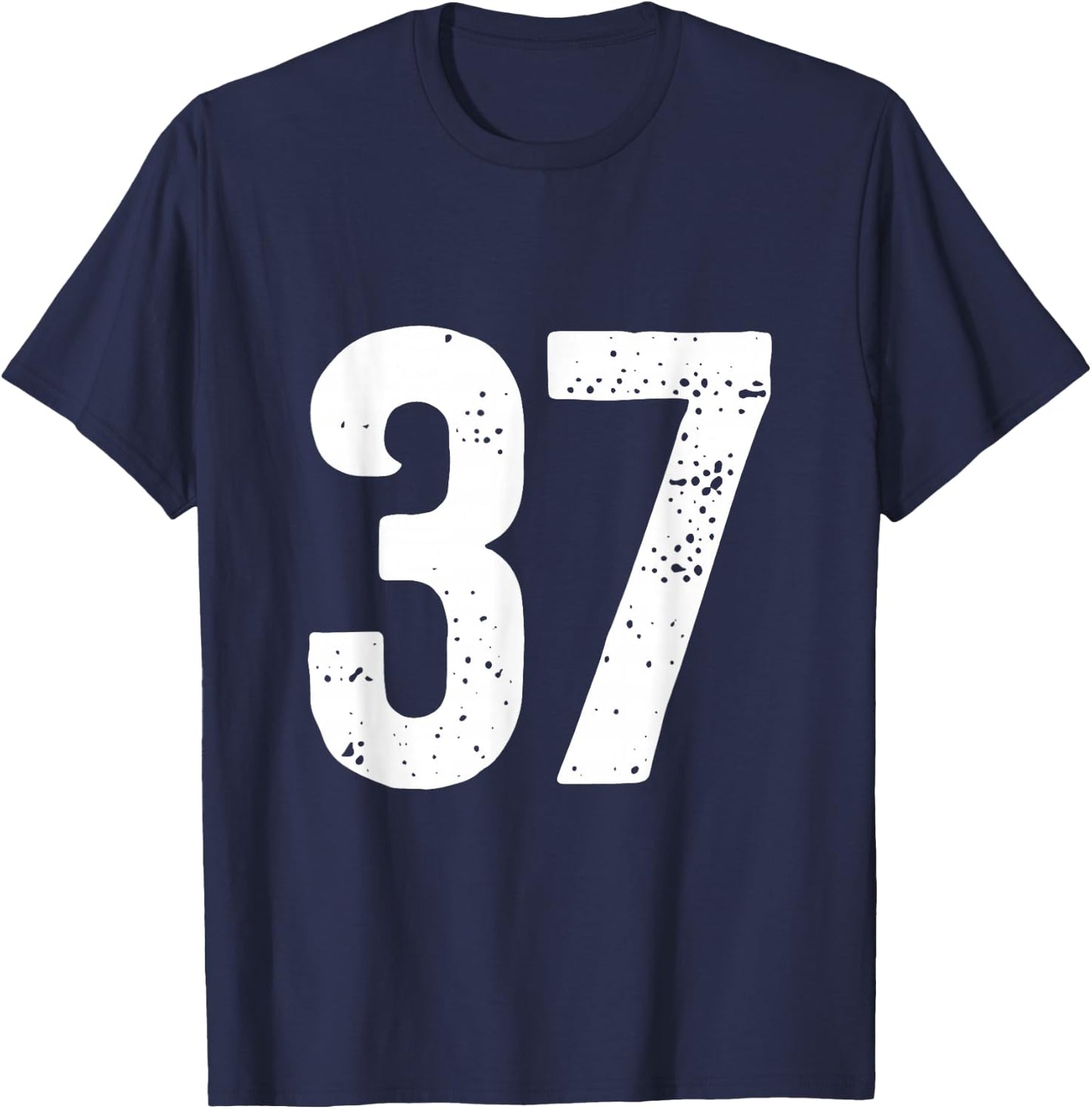 Number 37 T-Shirt - T-Shirt | Navy