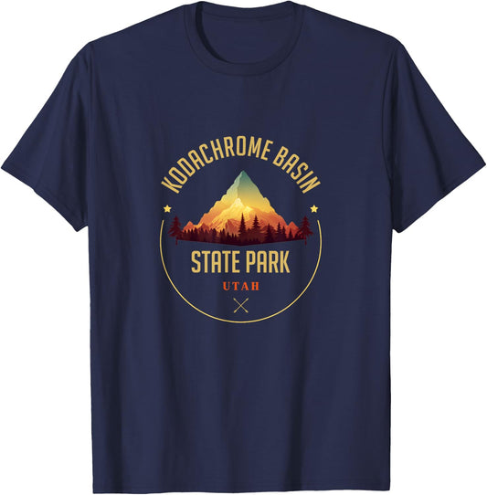 Kodachrome Basin State Park Souvenir Apparel - Hiking T-Shirt - T-Shirt | Navy
