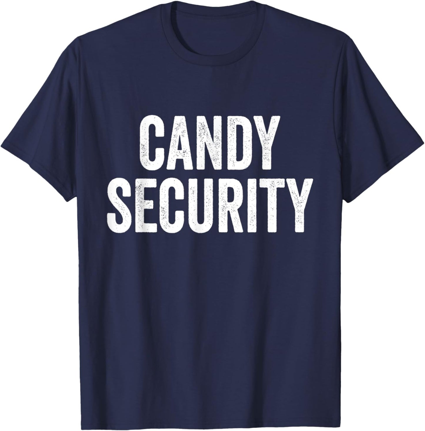 Dad Mom Candy Security Shirts, Men Women Halloween Parents T-Shirt - T-Shirt | Navy