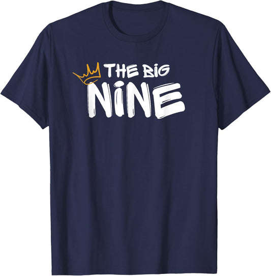 Happy 9th Birthday Notorious Boy Girl King Kid Year Nine 9 T-Shirt - T-Shirt | Navy
