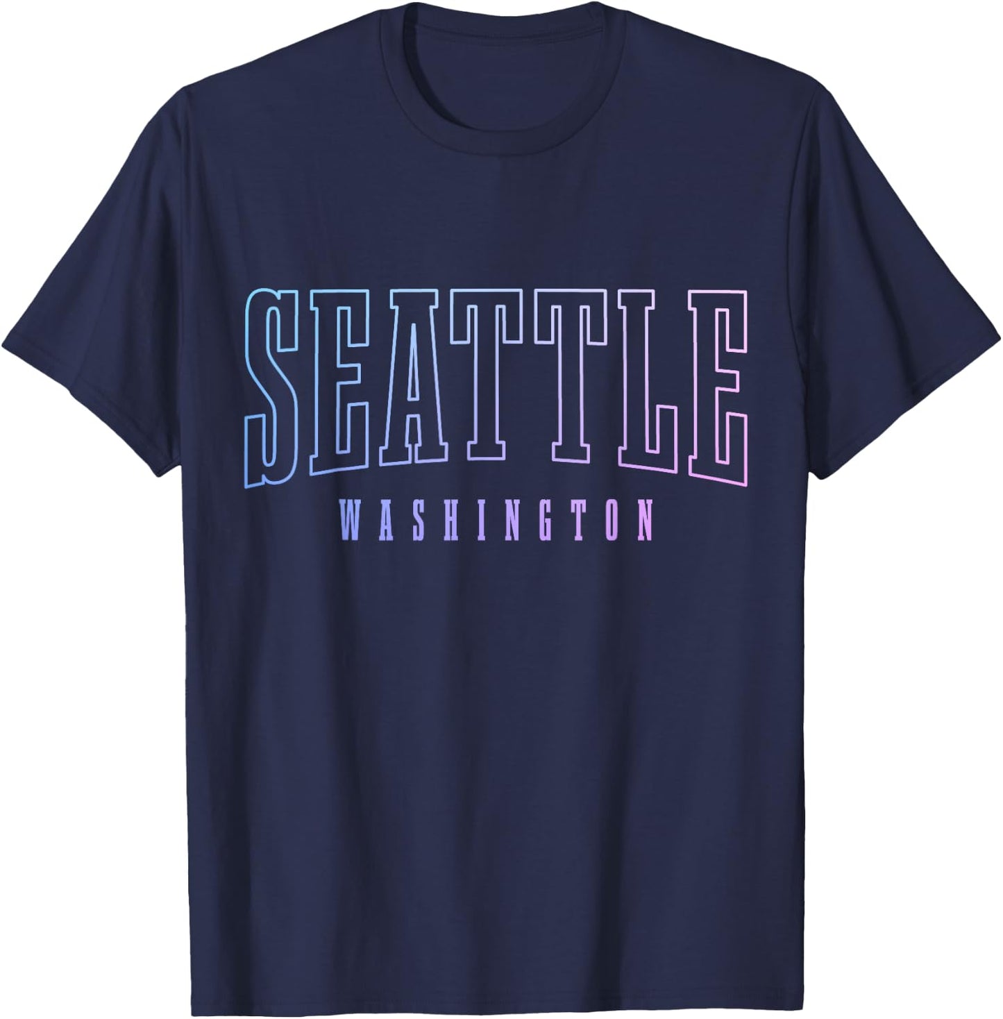Seattle, Washington T-Shirt - T-Shirt | Navy